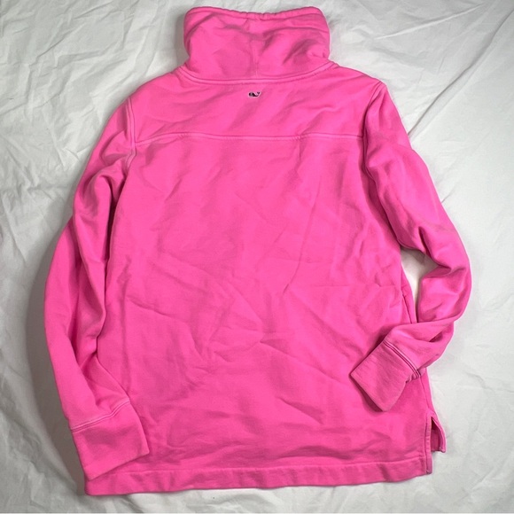 Vineyard Vines Womens Drawstring Cowl Neck Pink Pullover Sweater Size XS A040723 - Picture 2 of 6